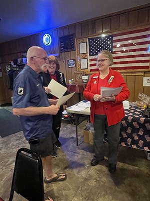 Ceremony for OH VVA Chapter 1117 by the Jared Mansfield Chapter NSDAR