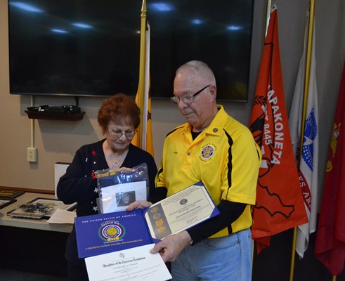 Ceremony for OH VVA Chapter 1126 by the Fort GreeneVille Chapter NSDAR