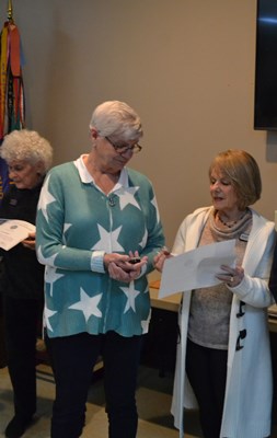 Ceremony for OH VVA Chapter 1126 by the Fort GreeneVille Chapter NSDAR