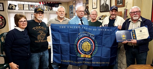 Ceremony for OH VVA Chapter 157 by the Jane Bain Chapter NSDAR.