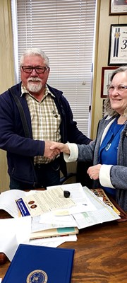 Ceremony for OH VVA Chapter 157 by the Jane Bain Chapter NSDAR.