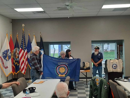 Ceremony for OH VVA Chapter 385 by the James Fowler Chapter NSDAR.