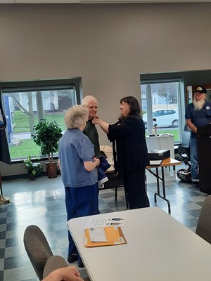 Ceremony for OH VVA Chapter 385 by the James Fowler Chapter NSDAR.