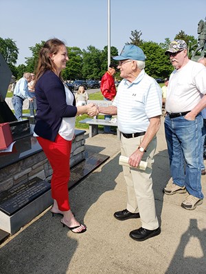 Ceremony for OH VVA Chapter 440 by the Fort Findlay Chapter NSDAR.