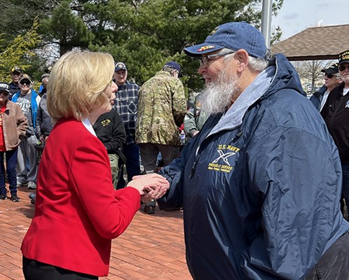 Ceremony for OH VVA Chapter 649 by the Hopewell Chapter NSDAR.