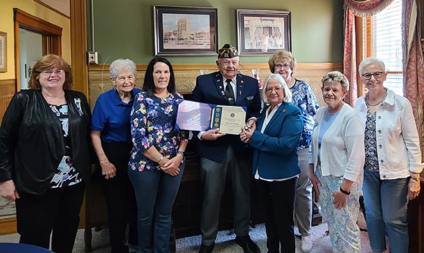 Ceremony for OH VVA Chapter 89 by the Lima Chapter NSDAR