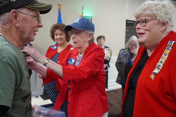 Ceremony for Vietnam veterans of all OK VVA Chapters by the OK State Society NSDAR.