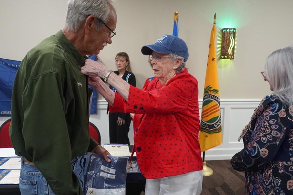 Ceremony for Vietnam veterans of all OK VVA Chapters by the OK State Society NSDAR.