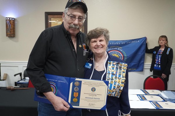 Ceremony for Vietnam veterans of all OK VVA Chapters by the OK State Society NSDAR.