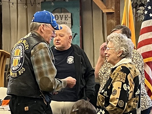 Honorary Partner ceremony for OR VVA Chapter 805 Vietnam veterans from Umpqua Chapter NSDAR.