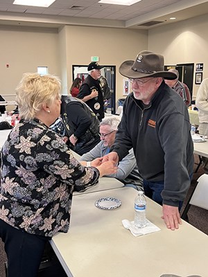 Honorary Partner ceremony for OR VVA Chapter 805 Vietnam veterans from Umpqua Chapter NSDAR.