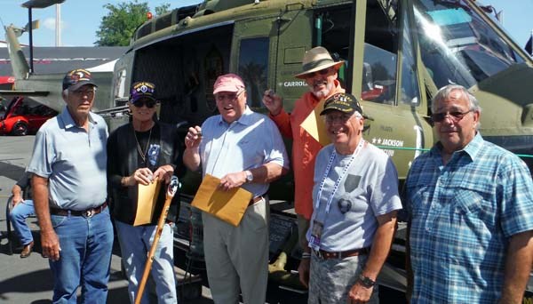 Project 425 presented 77 Lapel Pins to Vietnam Veterans.