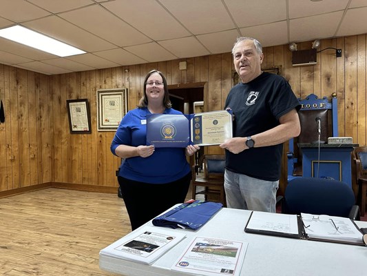 Honorary Partner ceremony for PA VVA Chapter 1032 by the Col. James Smith-Yorktown Chapter NSDAR.