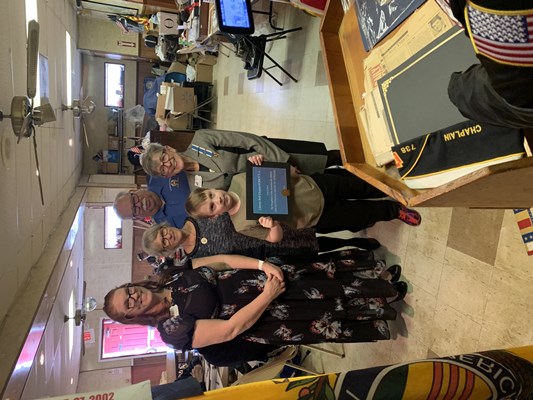 Honorary Partner ceremony for PA VVA Chapter 266 by the PA Robert Morris Chapter NSDAR.