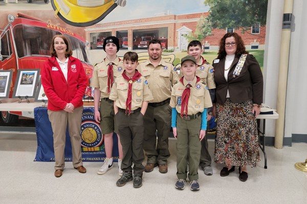Honorary Partner ceremony for PA VVA Chapter 349 by Valley Forge Chapter NSDAR.