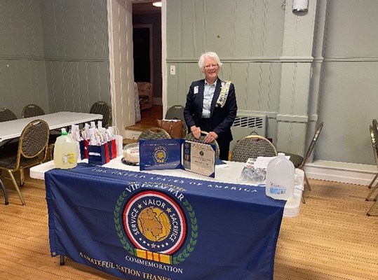 Honorary Partner ceremony for PA VVA Chapter 590 by the Towamencin Chapter NSDAR.