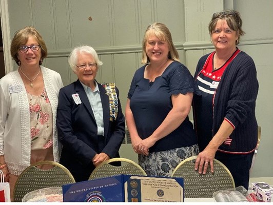 Honorary Partner ceremony for PA VVA Chapter 590 by the Towamencin Chapter NSDAR.