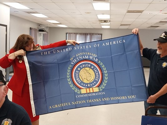 Honorary Partner ceremony for PA VVA Chapter 678 by the Wyoming Valley Chapter NSDAR.