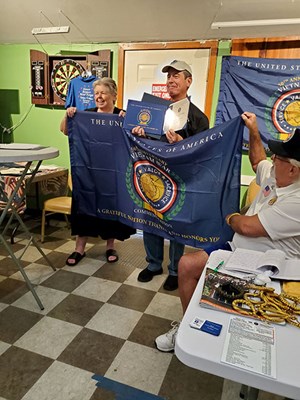 Honorary Partner ceremony for PA VVA Chapter 67 by the Delaware County Chapter NSDAR.