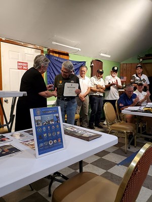 Honorary Partner ceremony for PA VVA Chapter 67 by the Delaware County Chapter NSDAR.