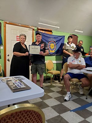Honorary Partner ceremony for PA VVA Chapter 67 by the Delaware County Chapter NSDAR.