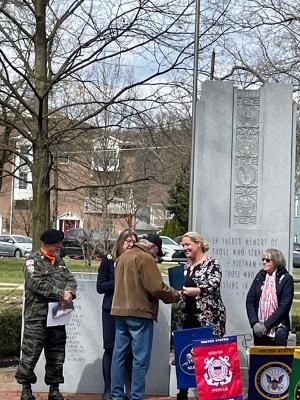 Honorary Partner ceremony for PA VVA Chapter 862 by the PSSDAR Service For Veterans Committee.