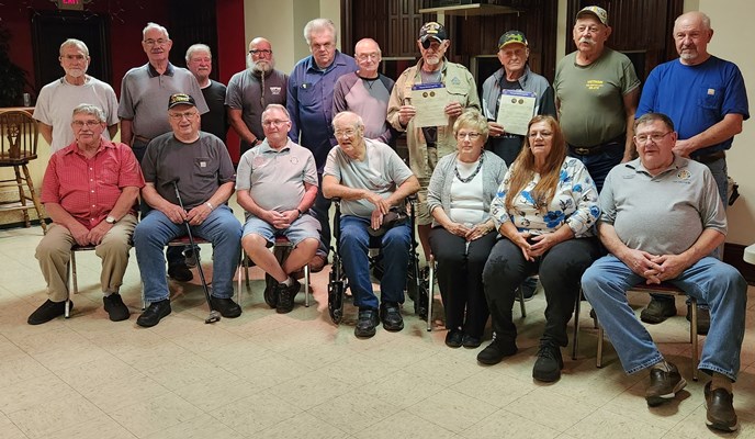 Honorary Partner ceremony for PA VVA Chapter 974 by the Dubois-Susquehanna Chapter NSDAR.