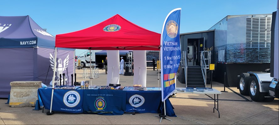 Photo of the VWC booth