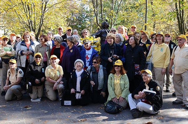 During a 20-year anniversary of the Vietnam Women&#8217;s Memorial remembrance celebration, Denver Park