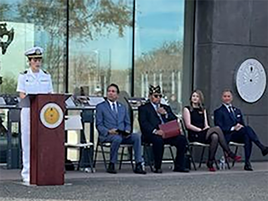 The Proclamation ceremony speakers.