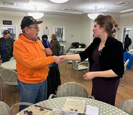 Honorary Partner ceremony for RI VVA Chapter 818 by the RI Beacon Pole Hill Chapter NSDAR. 