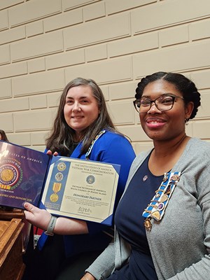 Honorary Partner ceremony for the RI VVA State Council by the RI State Society NSDAR.