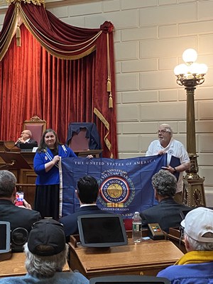 Honorary Partner ceremony for the RI VVA State Council by the RI State Society NSDAR.