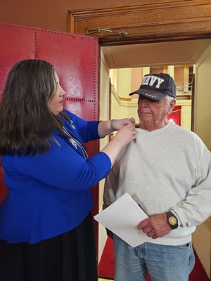 Honorary Partner ceremony for the RI VVA State Council by the RI State Society NSDAR.