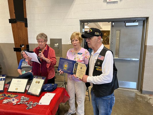 Honorary Partner ceremony for TN VVA Chapter 1073 by the Samuel Doak Chapter NSDAR