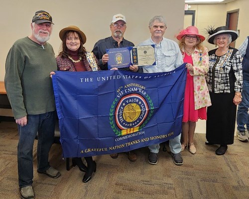 Honorary Partner ceremony for TN VVA Chapter 1129 by the Gen. William Lee Davidson Chapter NSDAR