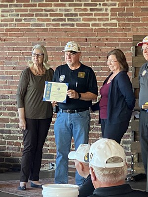 Honorary Partner ceremony for TN VVA Chapter 203 by the Chief John Ross Chapter NSDAR.