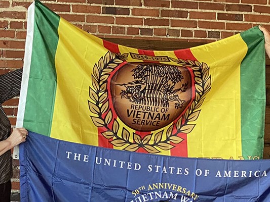 Honorary Partner ceremony for TN VVA Chapter 203 by the Chief John Ross Chapter NSDAR.