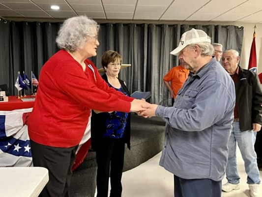 Honorary Partner ceremony for TN VVA Chapter 203 by the General Jethro Sumner Chapter NSDAR.