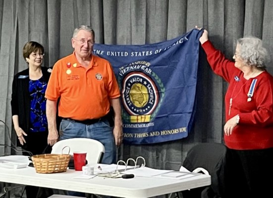 Honorary Partner ceremony for TN VVA Chapter 203 by the General Jethro Sumner Chapter NSDAR.