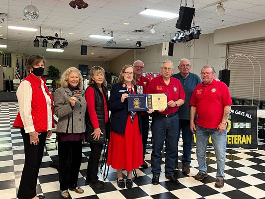 Honorary Partner ceremony for TN VVA Chapter 596 by the Ocoee Chapter NSDAR.