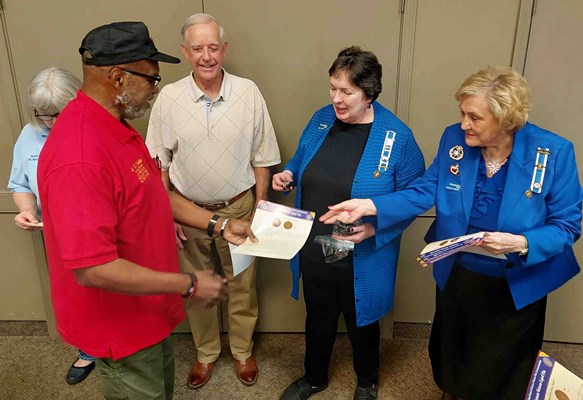 Honorary Partner ceremony for TN VVA Chapter 875 by the Zachariah Davies Chapter NSDAR.