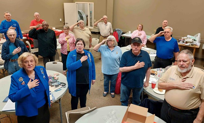 Honorary Partner ceremony for TN VVA Chapter 875 by the Zachariah Davies Chapter NSDAR.