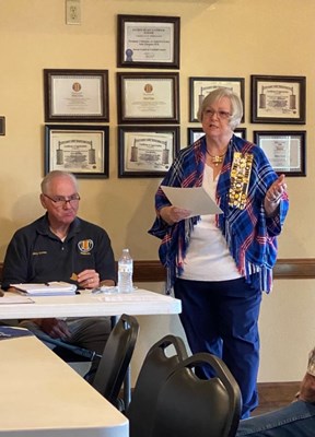Honorary Partner ceremony for TX VVA Chapter 854 by the Thomas Shelton Chapter NSDAR.