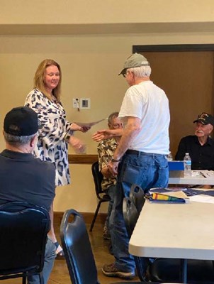 Honorary Partner ceremony for TX VVA Chapter 854 by the Thomas Shelton Chapter NSDAR.