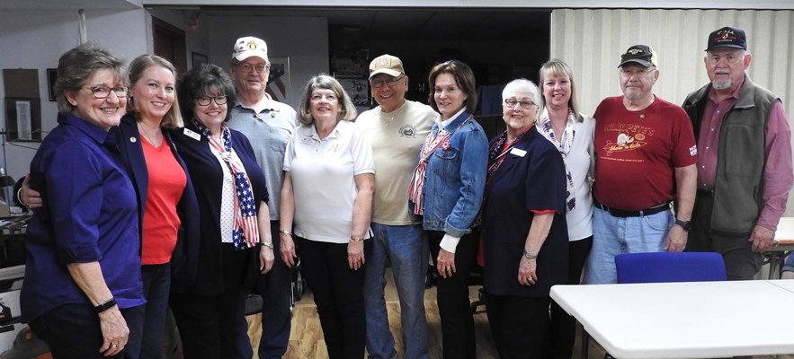 Honorary Partner ceremony for TX VVA Chapter 863 by the Major James Kerr Chapter NSDAR.