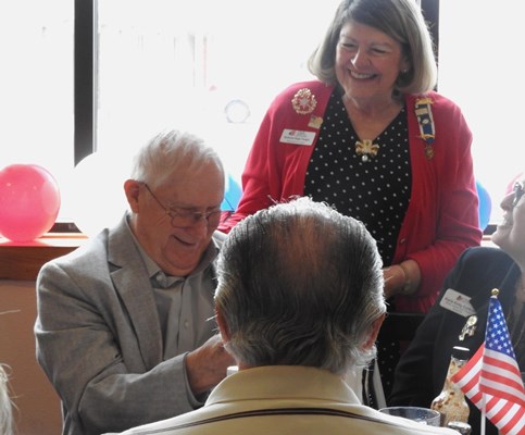 Honorary Partner ceremony for TX VVA Chapter 863 by the Major James Kerr Chapter NSDAR.