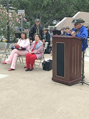 Honorary Partner ceremony for TX VVA Chapter 910 by the Corpus Christi Chapter NSDAR.