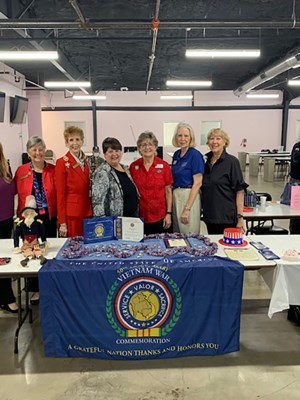 Honorary Partner ceremony for TX VVA Chapter 915 by Thankful Hubbard &#38; Austin Colony Chap. NSDAR.