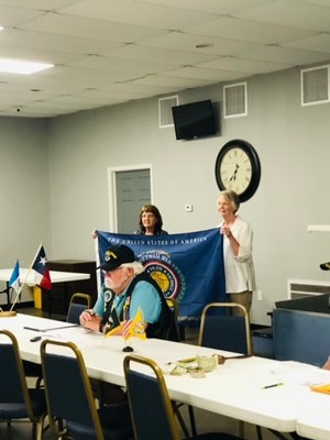Honorary Partner ceremony for TX VVA Chapter 922 by the Goose Creek Chapter NSDAR